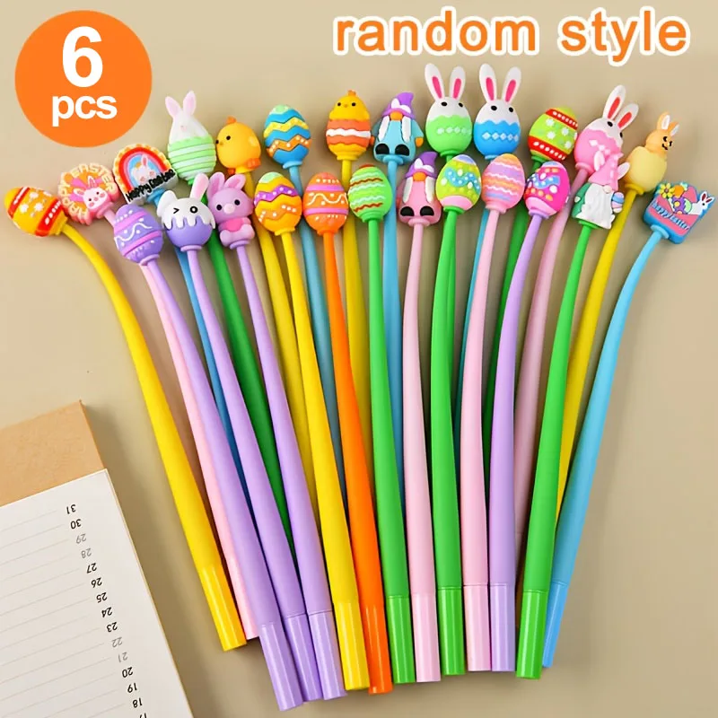 6 Easter Swinging Cartoon Pens, Easter Series Swinging Pens | 0.5mm Black Ink, Back-To-School and Easter Gifts, Suitable for Party Favors, Student Holiday Gifts, Birthday Gifts, Classroom Activity Prizes, and Small Gifts for Family Gatherings.
6 Easter Swinging Cartoon Pens, Easter Series Swinging Pens | 0.5mm Black Ink, Back-To-School and Easter Gifts, Suitable for Party Favors, Student Holiday Gifts, Birthday Gifts, Classroom Activity Prizes, and Small Gifts for Family Gatherings.