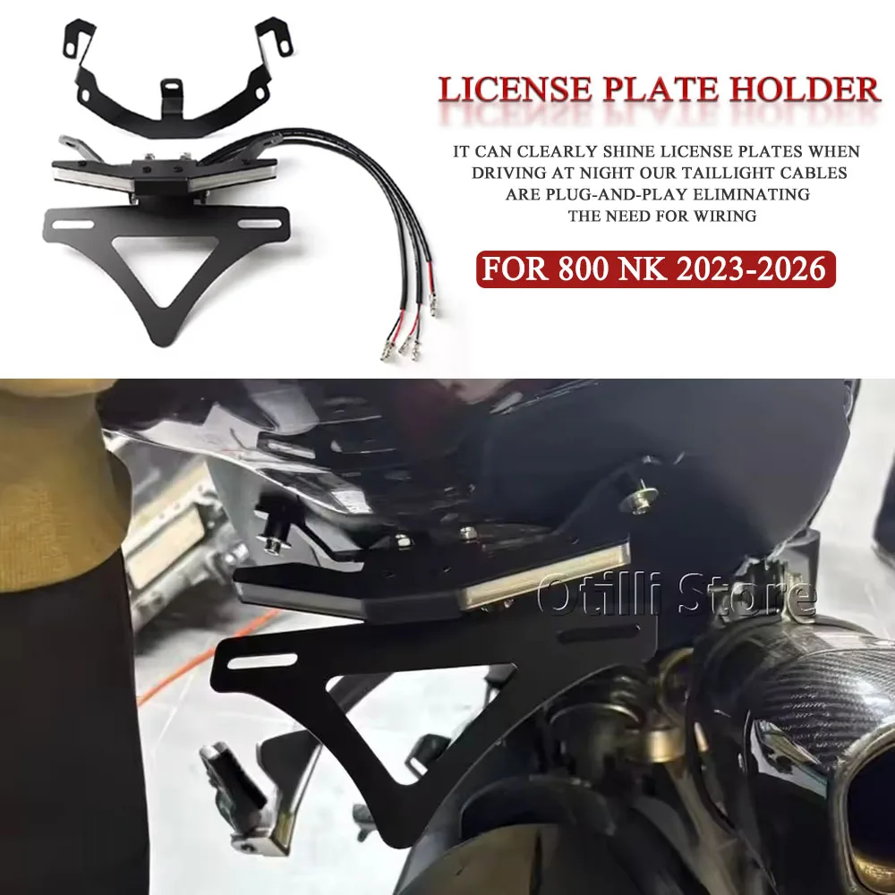 For CFMOTO 800NK For CF MOTO NK 800 NK Accessories Taillight License Plate Holder Rear Fender Eliminator Signal Light Bracket
For CFMOTO 800NK For CF MOTO NK 800 NK Accessories Taillight License Plate Holder Rear Fender Eliminator Signal Light Bracket