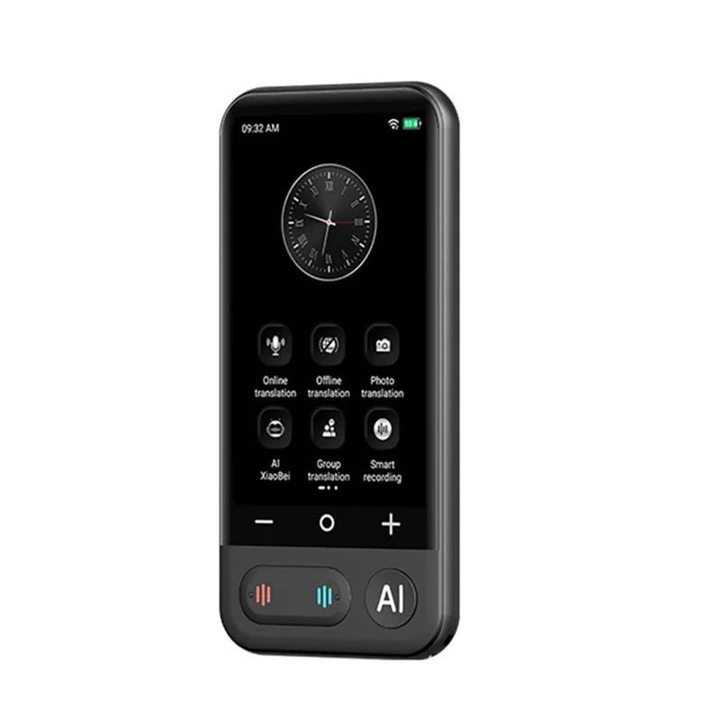 -A20Z Z16 AI Intelligent Voice Real Time Translator Machine 139+ Multi Online Language 4Inch Screen Portable Offline Tradutor
-A20Z Z16 AI Intelligent Voice Real Time Translator Machine 139+ Multi Online Language 4Inch Screen Portable Offline Tradutor
