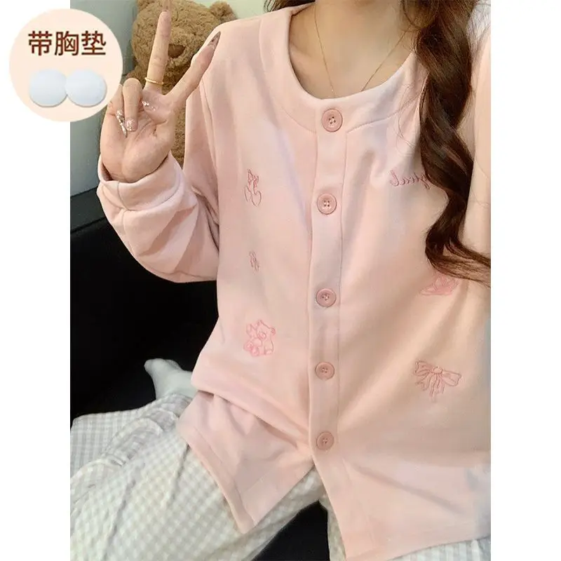 Pjs Set Women Pajama Set Cashmere Pajamas Women's Warm Winter Pajamas Fashionable Home Clothes, Pajamas Cute and Soft Pajama Set
Pjs Set Women Pajama Set Cashmere Pajamas Women's Warm Winter Pajamas Fashionable Home Clothes, Pajamas Cute and Soft Pajama Set