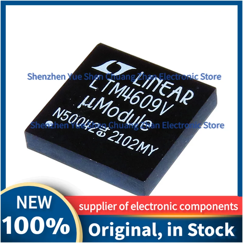 1PCS New Original LTM4609IV#PBF LTM4609V LGA-141 Non-Isolated PoL Module DC DC Converter 1 Output 0.8 ~ 34V 10A 4.5V - 36V
1PCS New Original LTM4609IV#PBF LTM4609V LGA-141 Non-Isolated PoL Module DC DC Converter 1 Output 0.8 ~ 34V 10A 4.5V - 36V