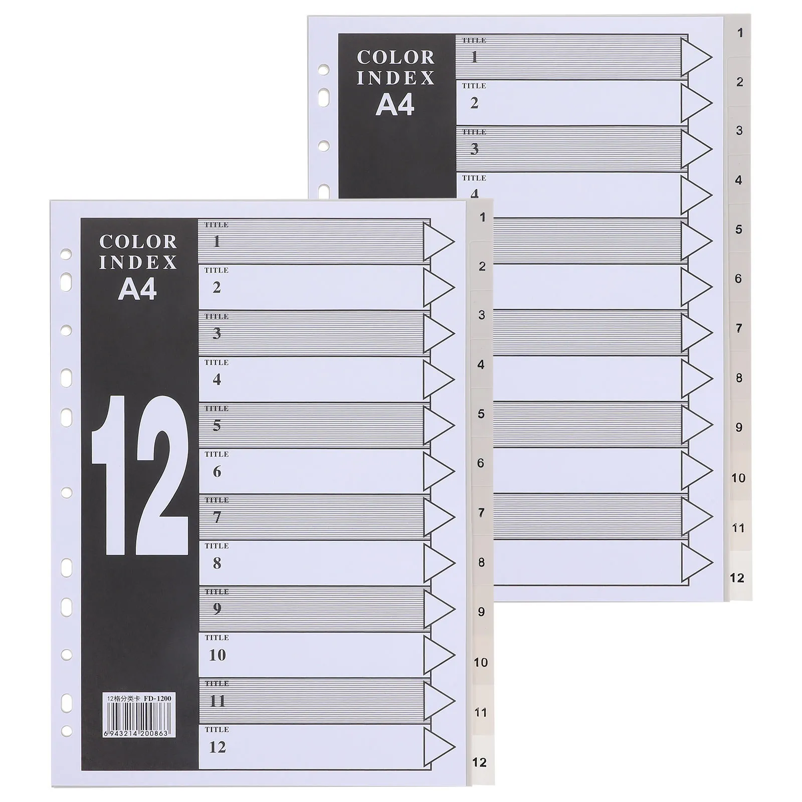 24Pcs Notebook Dividers Long-Lasting PP Material for Study Binder Organizers Index Tabs Classification File Paper Binder
24Pcs Notebook Dividers Long-Lasting PP Material for Study Binder Organizers Index Tabs Classification File Paper Binder
