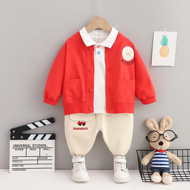 Одежда для малышей 6, 9, 12 месяцев, 1, 2, 3, 4 лет, карманная куртка, пальто, брюки, футболка, 3 шт., детская спортивная одежда, весенне-осенний повседневный костюмный комплект
Одежда для малышей 6, 9, 12 месяцев, 1, 2, 3, 4 лет, карманная куртка, пальто, брюки, футболка, 3 шт., детская спортивная одежда, весенне-осенний повседневный костюмный комплект