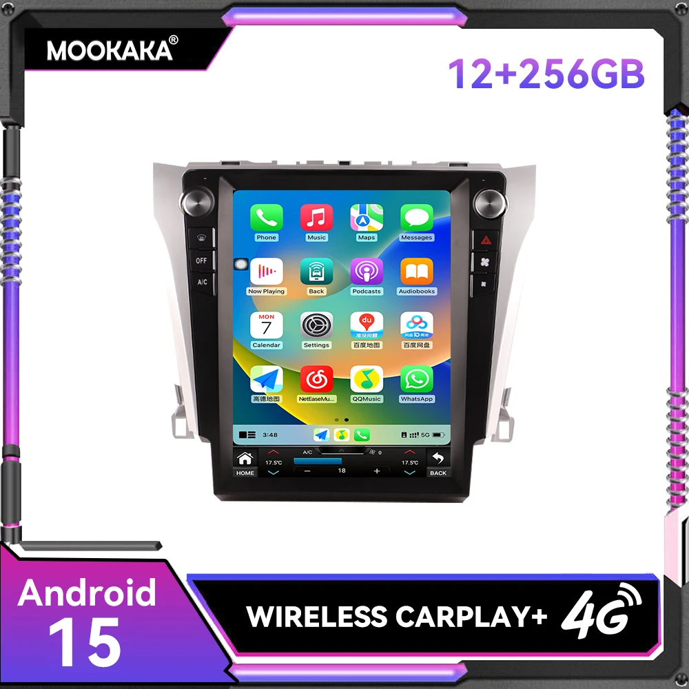 Android 15.0 Multimedia Carplay Headunit Car Stereo Receiver Player For Toyota Camry 2012 - 2017 12.1Inch Tesla Screen Car Radio
Android 15.0 Multimedia Carplay Headunit Car Stereo Receiver Player For Toyota Camry 2012 - 2017 12.1Inch Tesla Screen Car Radio