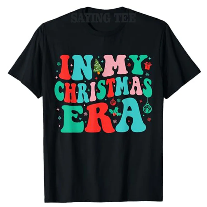 In My Christmas Era Cute Groovy Christmas Holiday Xmas T-Shirt Humor Funny Family Pajamas Clothes Short Sleeve Saying Tee Gifts
In My Christmas Era Cute Groovy Christmas Holiday Xmas T-Shirt Humor Funny Family Pajamas Clothes Short Sleeve Saying Tee Gifts
