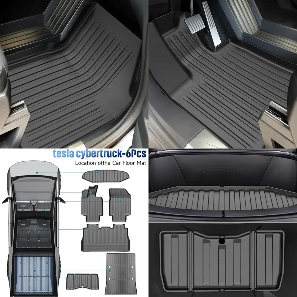 Коврики для Tesla Cybertruck-2024 2025 2026 на заказ, всепогодная подкладка из ТПЭ, аксессуары для багажника (Tesla Cybertruck)
Коврики для Tesla Cybertruck-2024 2025 2026 на заказ, всепогодная подкладка из ТПЭ, аксессуары для багажника (Tesla Cybertruck)