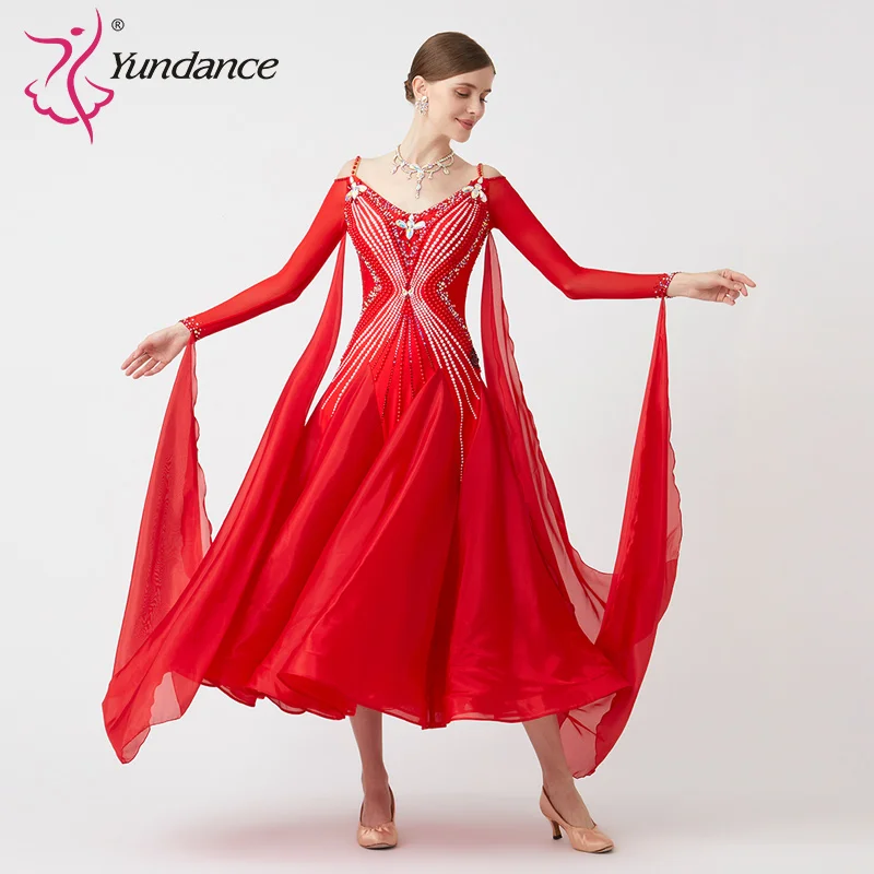 B-23174 Custom New International Standard Ballroom Dance Dress High Quality Pearl Silk Ballroom Dance Dresses for Sale
B-23174 Custom New International Standard Ballroom Dance Dress High Quality Pearl Silk Ballroom Dance Dresses for Sale