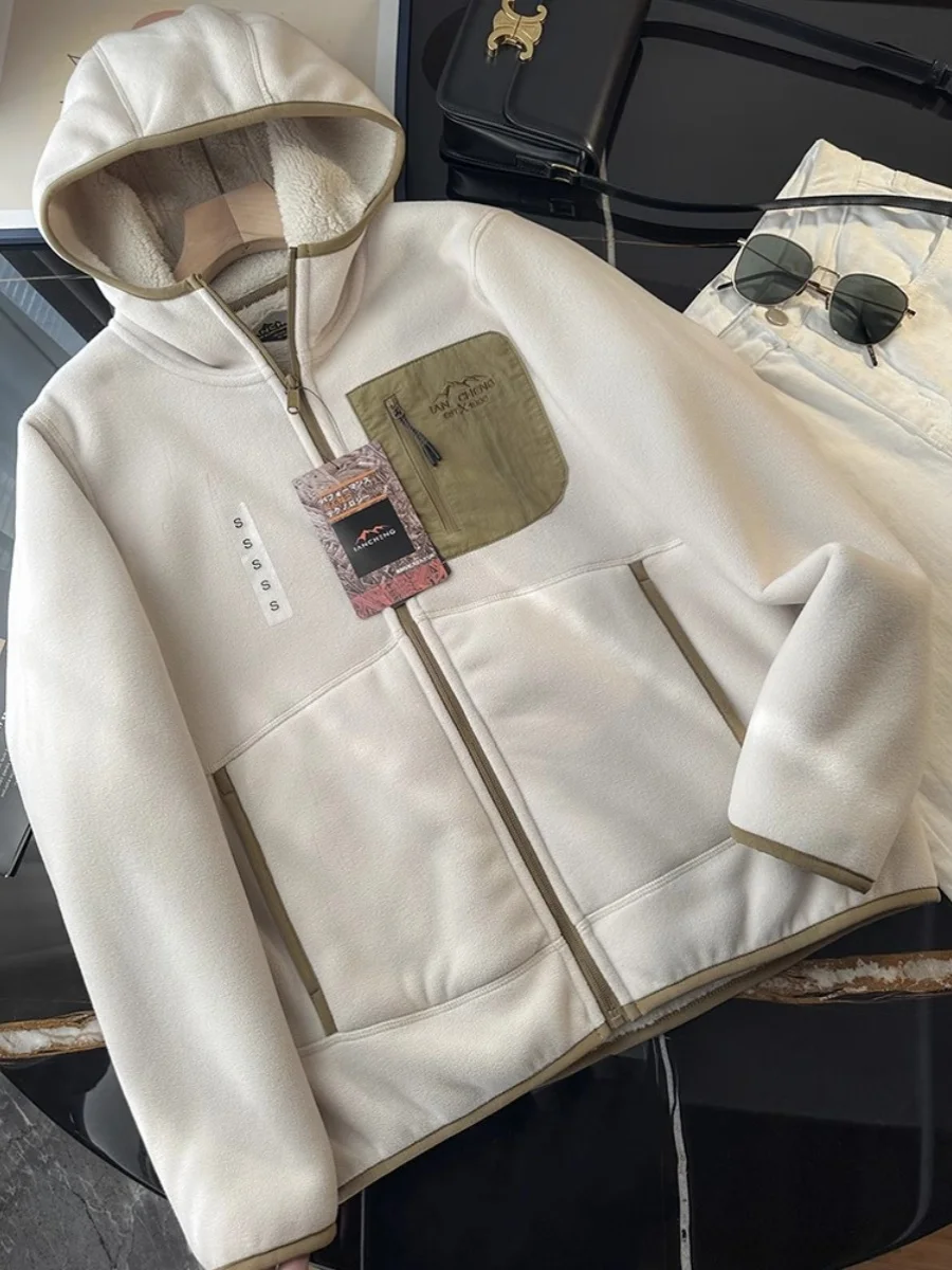 Thiened Fce Повседневное пальто-манто с капюшоном Теплая пара с внутренней частью и длинной застежкой-молнией Уличная одежда
Thiened Fce Повседневное пальто-манто с капюшоном Теплая пара с внутренней частью и длинной застежкой-молнией Уличная одежда