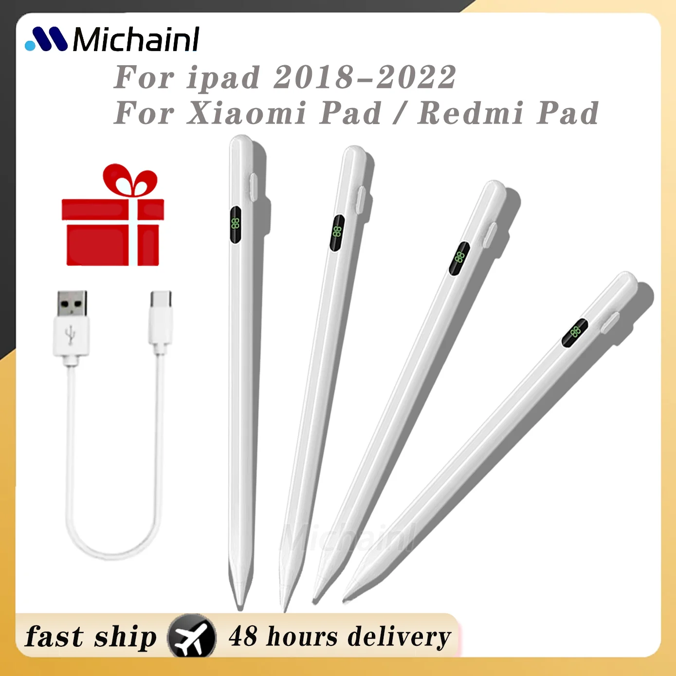 Карандаш для iPad без наклона ладони, для Apple Pencil 2 Stylus Pen iPad Pro11 mini 5 для всех планшетов Android iOS
Карандаш для iPad без наклона ладони, для Apple Pencil 2 Stylus Pen iPad Pro11 mini 5 для всех планшетов Android iOS