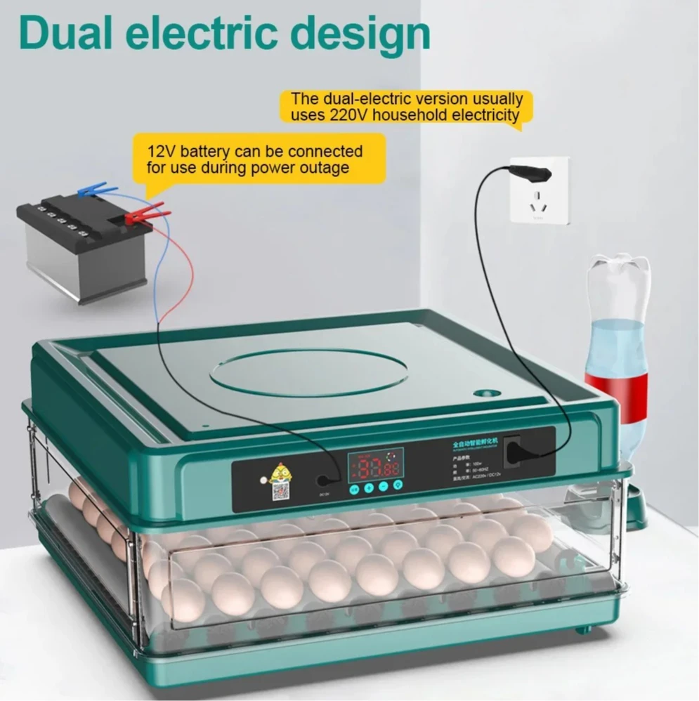 6-12 Eggs Incubator for Chicken Goose Bird Quail Automatic Incubation Equipment Hatchery Incubation Tools EU/US/UK Plug
6-12 Eggs Incubator for Chicken Goose Bird Quail Automatic Incubation Equipment Hatchery Incubation Tools EU/US/UK Plug