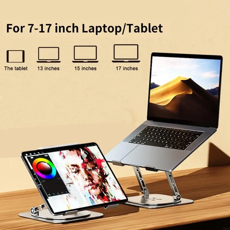B0KF Aluminum Alloy Desk Phone Tablets Holder Stand For Laptop Pad Adjustable Desktop Tablet Bracket Universal Desk Top Stand
B0KF Aluminum Alloy Desk Phone Tablets Holder Stand For Laptop Pad Adjustable Desktop Tablet Bracket Universal Desk Top Stand