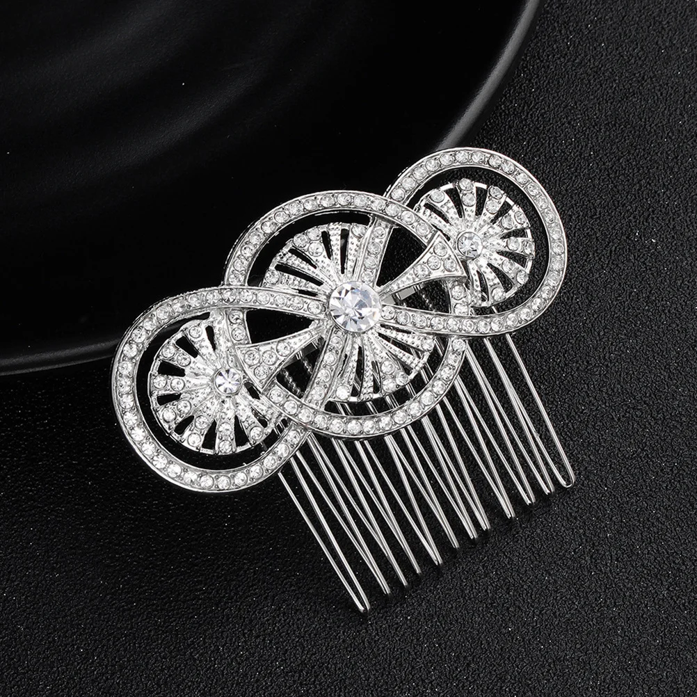 Vintage Handmade Silver Rhinestone Hair Comb Wedding Bridal Headpiece for Bride Bridesmaid Party Engagement Accessories
Vintage Handmade Silver Rhinestone Hair Comb Wedding Bridal Headpiece for Bride Bridesmaid Party Engagement Accessories