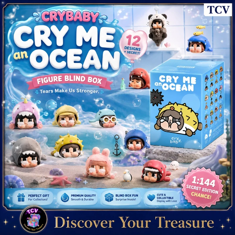 Tcv Popmart Pop Mart Crybaby Cry Me An Ocean Figure Series Blind Box Collectible Mystery Box Cartoon Decoration Ornament Gift
Tcv Popmart Pop Mart Crybaby Cry Me An Ocean Figure Series Blind Box Collectible Mystery Box Cartoon Decoration Ornament Gift