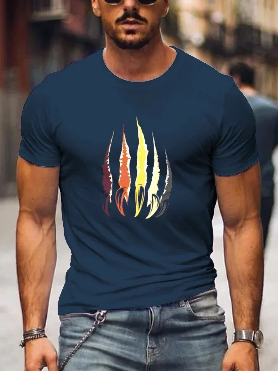 2023 Summer Men's Printed Casual Crew Neck Short Sleeve T-Shirt Men's Bear Print T-Shirt 3D Printed T Shirt
2023 Summer Men's Printed Casual Crew Neck Short Sleeve T-Shirt Men's Bear Print T-Shirt 3D Printed T Shirt