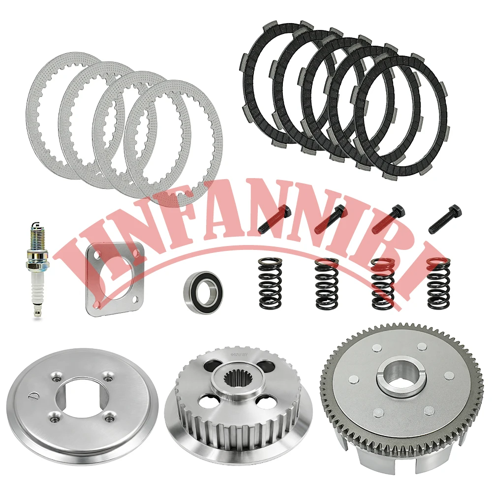 for Honda Recon 250 TRX250TE/TM 2002-2020 2021 2022 2023 2024 Clutch Friction Plates & Basket Kit
for Honda Recon 250 TRX250TE/TM 2002-2020 2021 2022 2023 2024 Clutch Friction Plates & Basket Kit