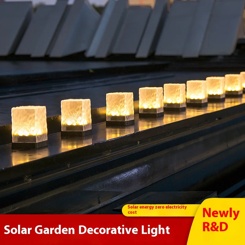 Солнечные садовые фонари, наружное водонепроницаемое ландшафтное освещение с автоматическим включением и эффектом ледяного кирпича для дворовой дорожки
Солнечные садовые фонари, наружное водонепроницаемое ландшафтное освещение с автоматическим включением и эффектом ледяного кирпича для дворовой дорожки