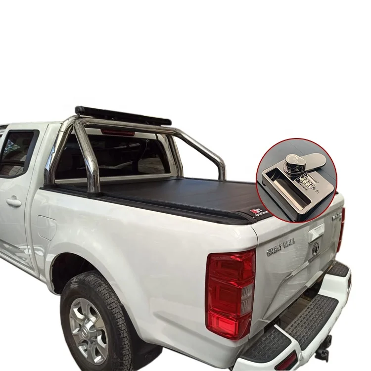 ST Waterproof Retractable Tonneau Cover Hard Roller Lid Shutter Cover With Password Lock For great wall poer cannon Wingle 5/6/7
ST Waterproof Retractable Tonneau Cover Hard Roller Lid Shutter Cover With Password Lock For great wall poer cannon Wingle 5/6/7