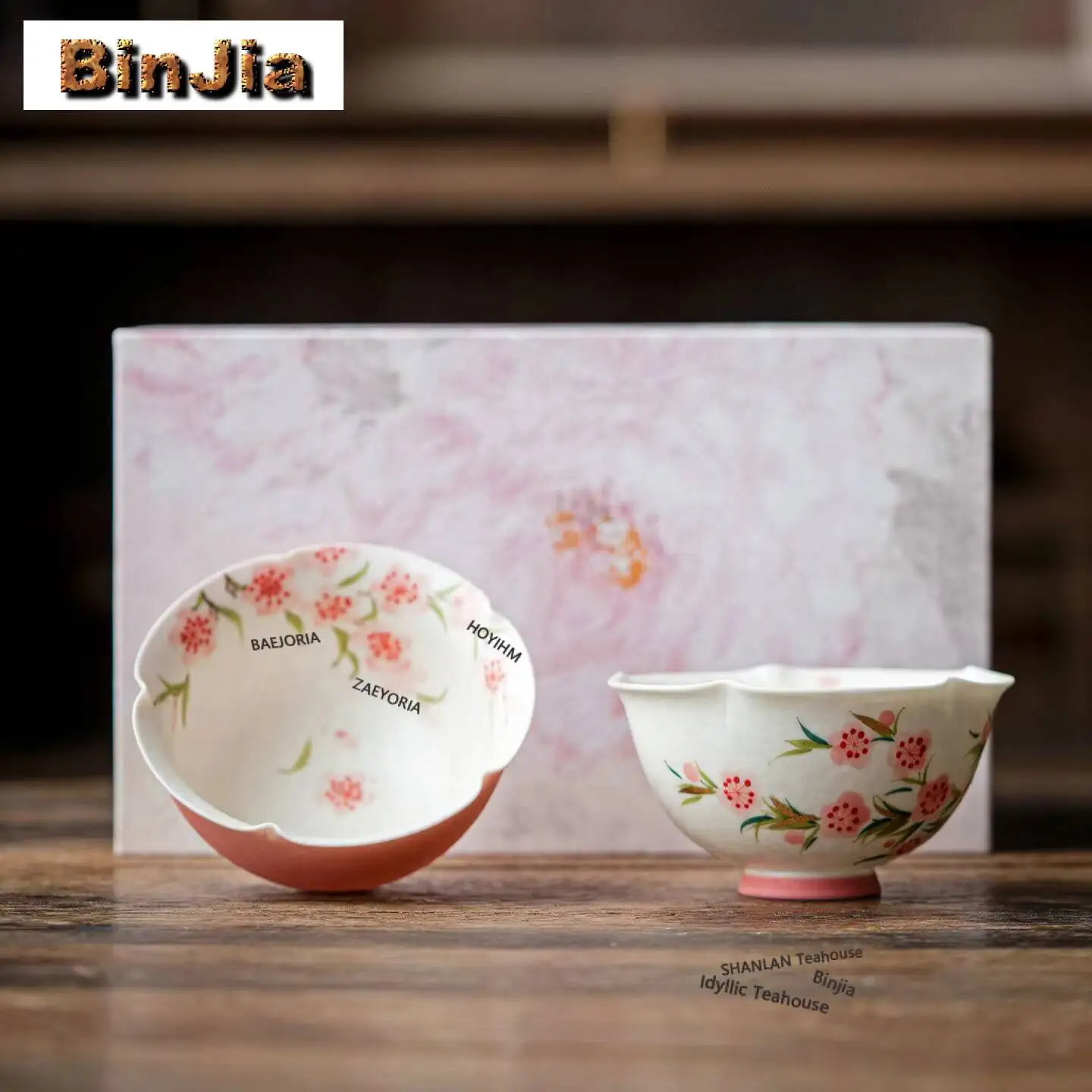 2pc/set Hand-painted Peach Blossom Teacup Zen Tea Bowl Set Of Cups Tea-tasting Meditation Cup Chazhan Master Cups Teaset 70ml
2pc/set Hand-painted Peach Blossom Teacup Zen Tea Bowl Set Of Cups Tea-tasting Meditation Cup Chazhan Master Cups Teaset 70ml