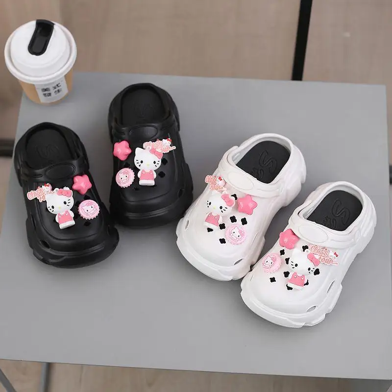 Sanrio Hello Kitty детские сандалии с героями мультфильмов Kawaii для девочек, летние аниме, уличные тапочки на мягкой подошве, модная дышащая обувь, новинка, хит продаж
Sanrio Hello Kitty детские сандалии с героями мультфильмов Kawaii для девочек, летние аниме, уличные тапочки на мягкой подошве, модная дышащая обувь, новинка, хит продаж