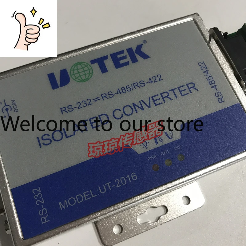 Yutai UT-2016 Wall Mounted 232 To RS485/422 Converter Optical Lightning Protection Serial Port Converter
Yutai UT-2016 Wall Mounted 232 To RS485/422 Converter Optical Lightning Protection Serial Port Converter