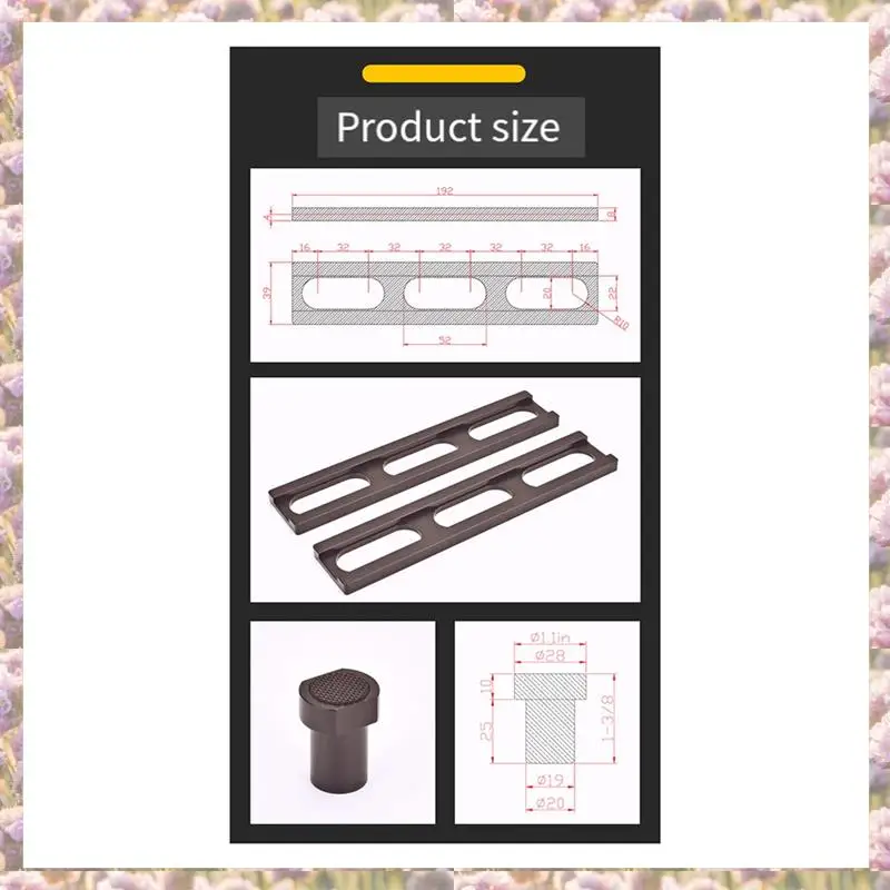 -FTGT Woodworking Table Hole Dowel Self Centering Doweling Jig Dowel Drill Guide Bushings Set Wood Dowel Jig Kit Black Durable 1 
-FTGT Woodworking Table Hole Dowel Self Centering Doweling Jig Dowel Drill Guide Bushings Set Wood Dowel Jig Kit Black Durable 1