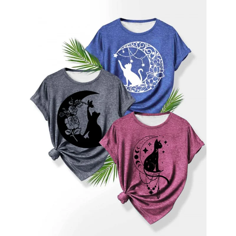 New Cross-Border CasualTThree-piece Shirt Set Simple and Neat Lines Lovely Lady
New Cross-Border CasualTThree-piece Shirt Set Simple and Neat Lines Lovely Lady