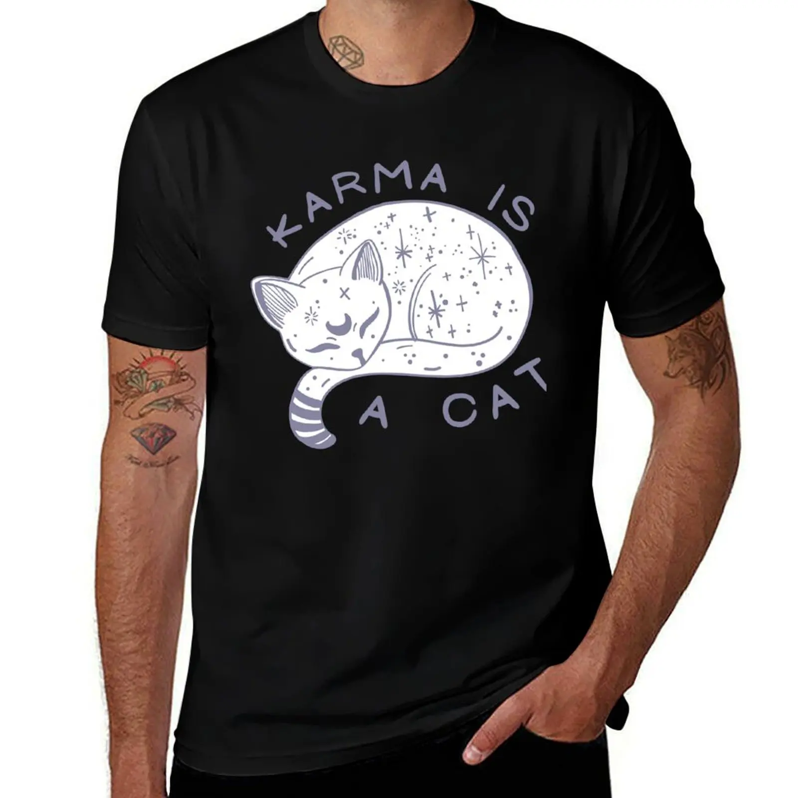Karma is a cat T-Shirt cotton graphic tees Short sleeve tee animal prinfor boys shirts graphic tees anime shirts men
Karma is a cat T-Shirt cotton graphic tees Short sleeve tee animal prinfor boys shirts graphic tees anime shirts men