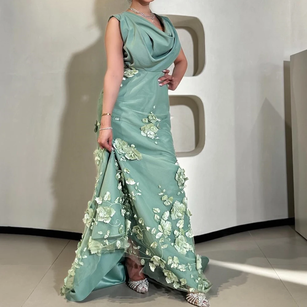 CustomizedCustomized Exquisite Backless Flowers Pearls Satin Sleeveless Evening Dress Elegant Mermaid Scoop Photo Color Vestido
CustomizedCustomized Exquisite Backless Flowers Pearls Satin Sleeveless Evening Dress Elegant Mermaid Scoop Photo Color Vestido