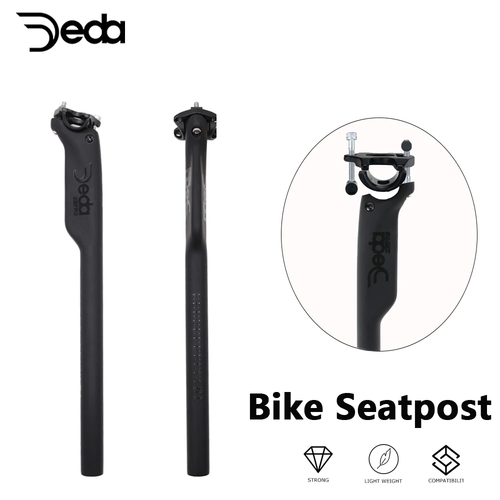 DEDA Carbon Fiber Road MTB Bike Seatpost Matte Seating Tube 350/400mm Diameter 27.2/30.8/31.6mm Bicycle Accessory
DEDA Carbon Fiber Road MTB Bike Seatpost Matte Seating Tube 350/400mm Diameter 27.2/30.8/31.6mm Bicycle Accessory