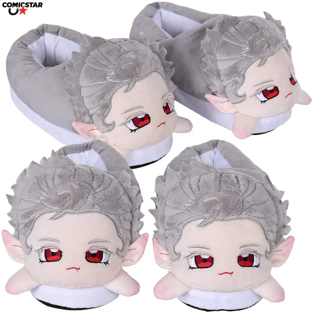 Baldurs Cos Gate, милые плюшевые тапочки для косплея Astarion, дизайн персонажей мультфильма, комфортная теплая милая уникальная обувь 
Baldurs Cos Gate, милые плюшевые тапочки для косплея Astarion, дизайн персонажей мультфильма, комфортная теплая милая уникальная обувь