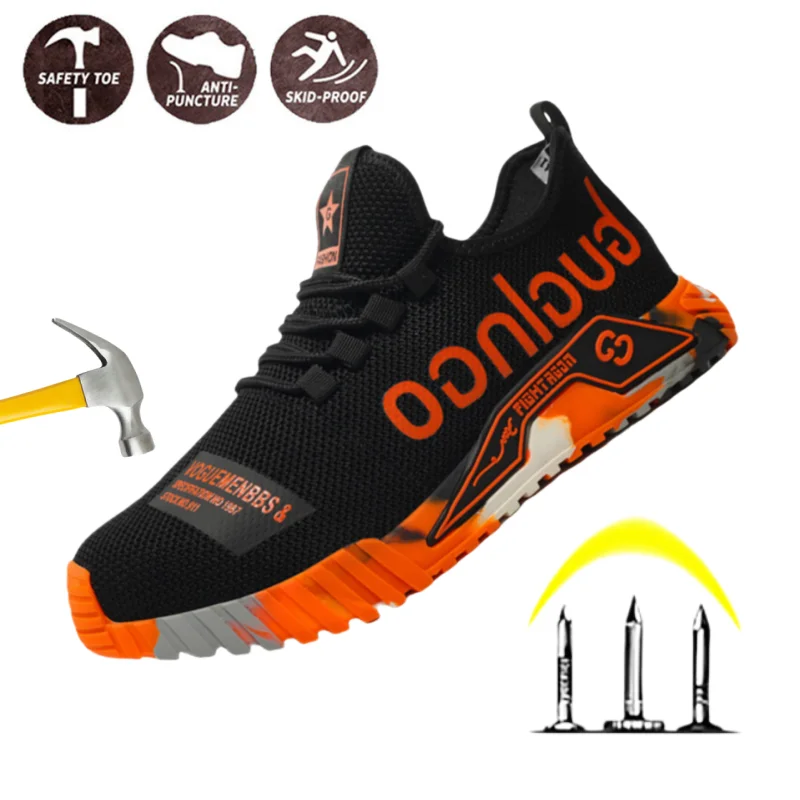 Steel Toe Non Slip Indestructible Safety Shoes Protection Safety Shoes Anti-puncture Anti-smash Construction Work Shoes for Men
Steel Toe Non Slip Indestructible Safety Shoes Protection Safety Shoes Anti-puncture Anti-smash Construction Work Shoes for Men