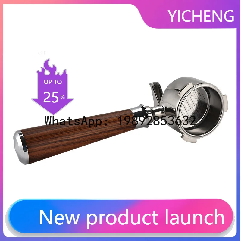 Coffee machine handle three ears double mouth coffee handle stainless steel 304 wooden plastic handle
Coffee machine handle three ears double mouth coffee handle stainless steel 304 wooden plastic handle