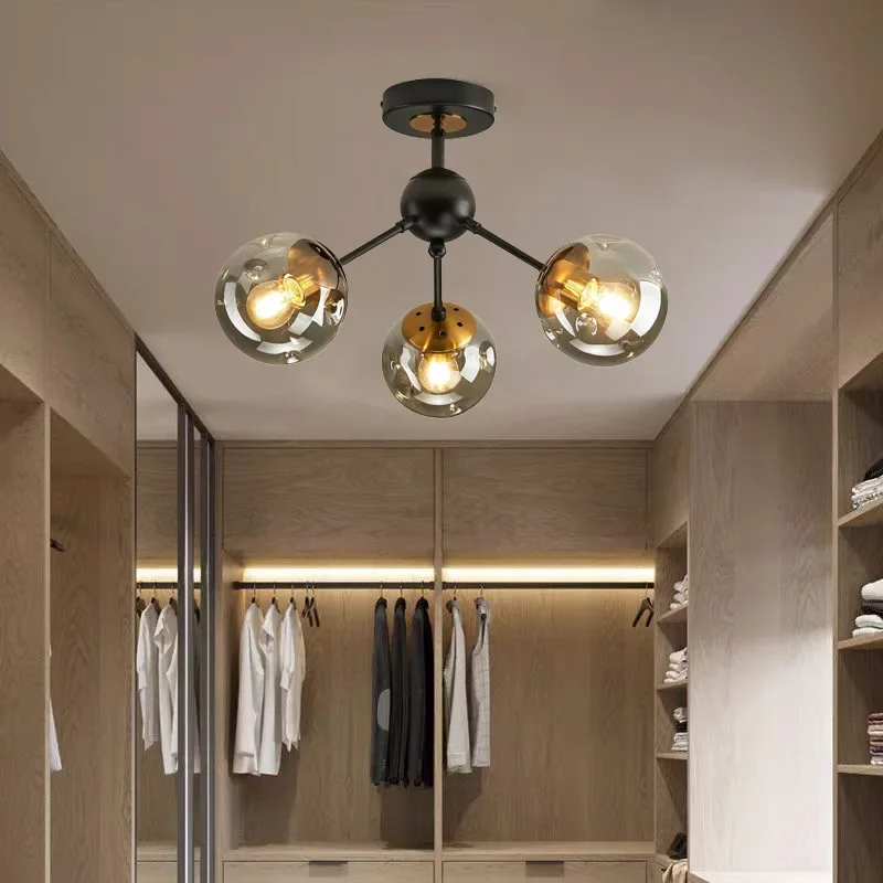 SANDYHA Nordic Glass Ball Pendant Lights LED Ceiling Chandelier Modern Living Room Dining Table Bedroom Lighting Decoration
SANDYHA Nordic Glass Ball Pendant Lights LED Ceiling Chandelier Modern Living Room Dining Table Bedroom Lighting Decoration