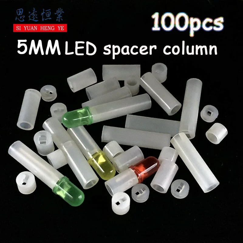 100pcs 5mmLED isolation column pillar cushion high column diode lamp post lamp holder spacing column
100pcs 5mmLED isolation column pillar cushion high column diode lamp post lamp holder spacing column