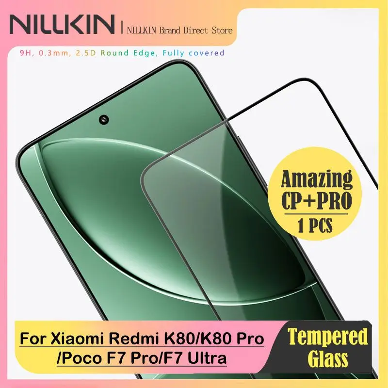 Защитная пленка из закаленного стекла NILLKIN для Xiaomi Redmi K80/K80 Pro/Poco F7 Pro/Poco F7 Ultra, полностью закрывающая пленка против царапин
Защитная пленка из закаленного стекла NILLKIN для Xiaomi Redmi K80/K80 Pro/Poco F7 Pro/Poco F7 Ultra, полностью закрывающая пленка против царапин