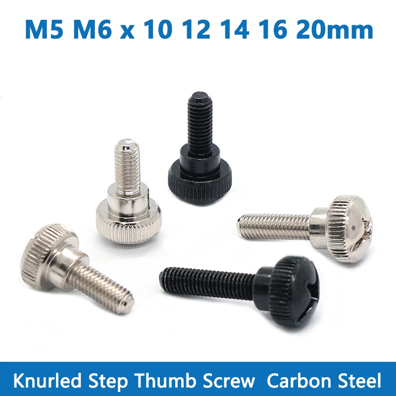 5pcs M5 M6 Phillips Knurled Thumb Screw Slotted Hand Tighten Knob Bolt Thumbscrew PC Computer Case Cover Length 10 12 14 16 20mm
5pcs M5 M6 Phillips Knurled Thumb Screw Slotted Hand Tighten Knob Bolt Thumbscrew PC Computer Case Cover Length 10 12 14 16 20mm