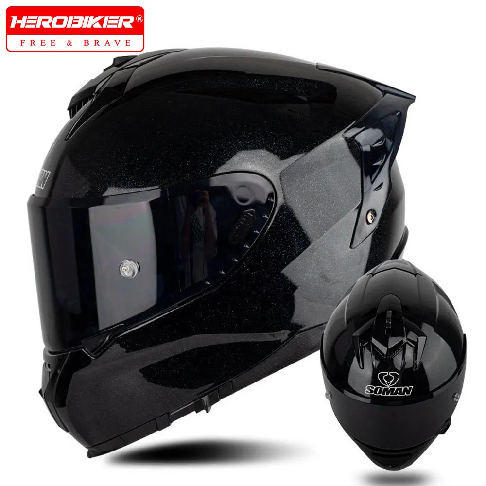 Riding Helmet Motorcycle Full Face Helmets Double Lens Helmet Four Season Breathable Helmet For Summer Outdoor Motorcross Cap
Riding Helmet Motorcycle Full Face Helmets Double Lens Helmet Four Season Breathable Helmet For Summer Outdoor Motorcross Cap