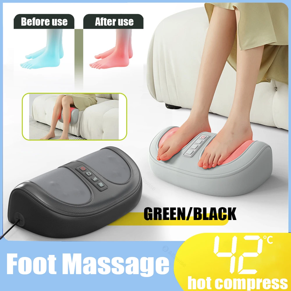 Hot Compress Electric Foot Massager Feet Machines Shiatsu Deep Kneading Roller Therapy Relief Chronic Pain Muscle Tension Relax
Hot Compress Electric Foot Massager Feet Machines Shiatsu Deep Kneading Roller Therapy Relief Chronic Pain Muscle Tension Relax
