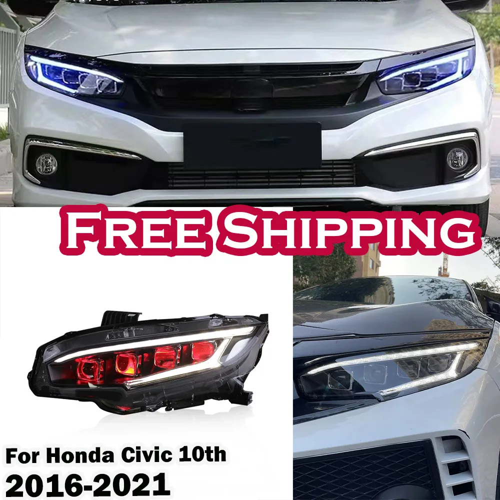 Автомобильные фары для Honda Civic 2016-2021, модифицированные светодиодные автомобильные лампы, дневные ходовые огни, динамические Сигналы поворота, автомобильные аксессуары
Автомобильные фары для Honda Civic 2016-2021, модифицированные светодиодные автомобильные лампы, дневные ходовые огни, динамические Сигналы поворота, автомобильные аксессуары