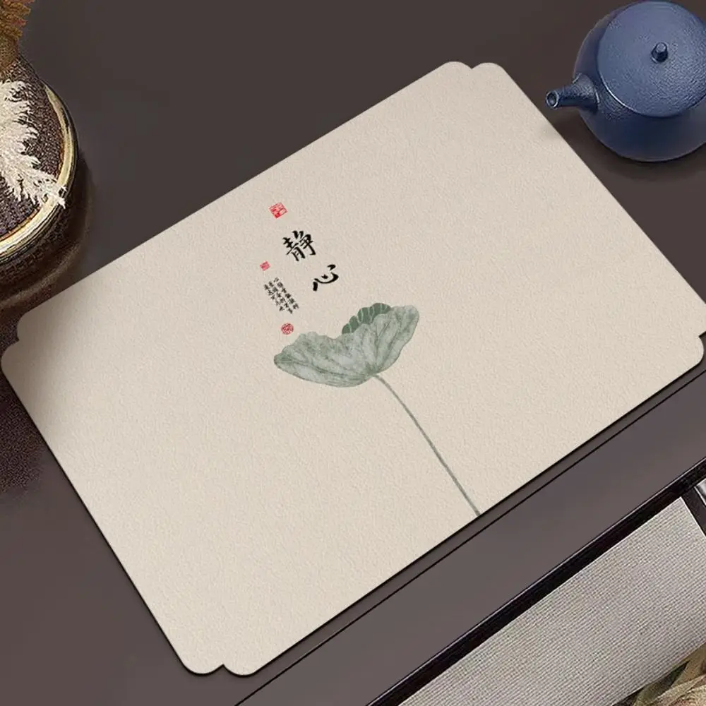 2Pcs 30x40cm Chinese Leather Placemats Lotus Retro Western Cuisine Table Mats Non-Slip Heat-resistant Dining Table Mat Outdoor
2Pcs 30x40cm Chinese Leather Placemats Lotus Retro Western Cuisine Table Mats Non-Slip Heat-resistant Dining Table Mat Outdoor