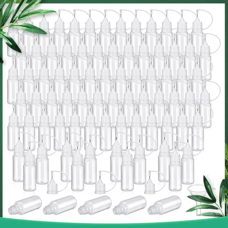 (NEW) 100 Pcs 0.34Oz Applicator Bottle Mini Needle Tip Glue Bottle For Acrylic Painting
(NEW) 100 Pcs 0.34Oz Applicator Bottle Mini Needle Tip Glue Bottle For Acrylic Painting