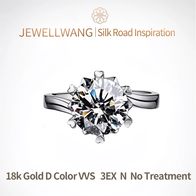 JEWELLWANG лабораторный выращенный бриллиант 0,3 карата 1,0 карата 5,0 карата кольцо с искусственным бриллиантом 18-каратное золото блестящее кольцо с синтетическим бриллиантом свадебный подарок
JEWELLWANG лабораторный выращенный бриллиант 0,3 карата 1,0 карата 5,0 карата кольцо с искусственным бриллиантом 18-каратное золото блестящее кольцо с синтетическим бриллиантом свадебный подарок