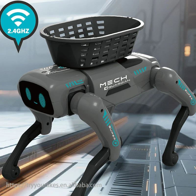 21 Ch Rc Ai Voice Mechanical Dog China Robot Intelligent Learning Toys Kids Interactive Programming Smart Rc Toy for Kid