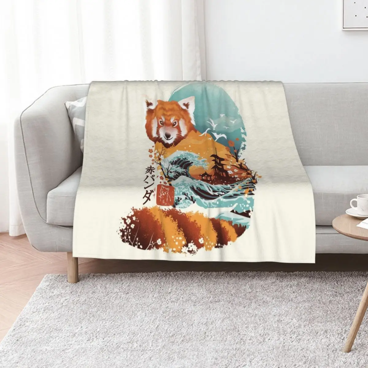 Ukiyo e Red Panda Throw Blanket Machine Washable Soft Warm Blanket
Ukiyo e Red Panda Throw Blanket Machine Washable Soft Warm Blanket