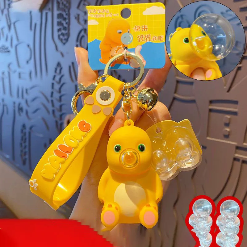 MINISO Kawaii Anime Milk Dragon Stress Relief Pinch Music Keychain Cartoon Couple Backpack Pendant Doll Keychain Toys for Kids
MINISO Kawaii Anime Milk Dragon Stress Relief Pinch Music Keychain Cartoon Couple Backpack Pendant Doll Keychain Toys for Kids