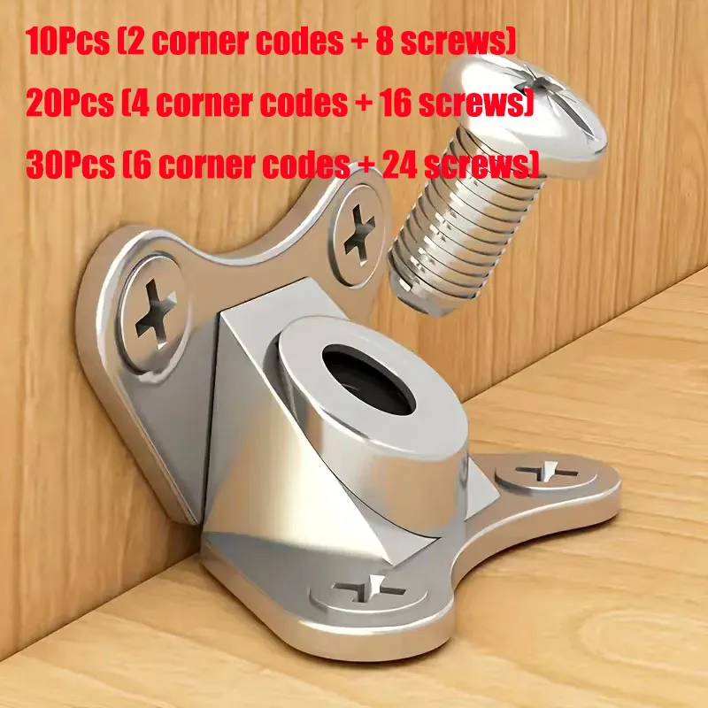 10/20/30 pcs zinc alloy butterfly corner bracket, plank corner connector, removable corner bracket, with screws
10/20/30 pcs zinc alloy butterfly corner bracket, plank corner connector, removable corner bracket, with screws