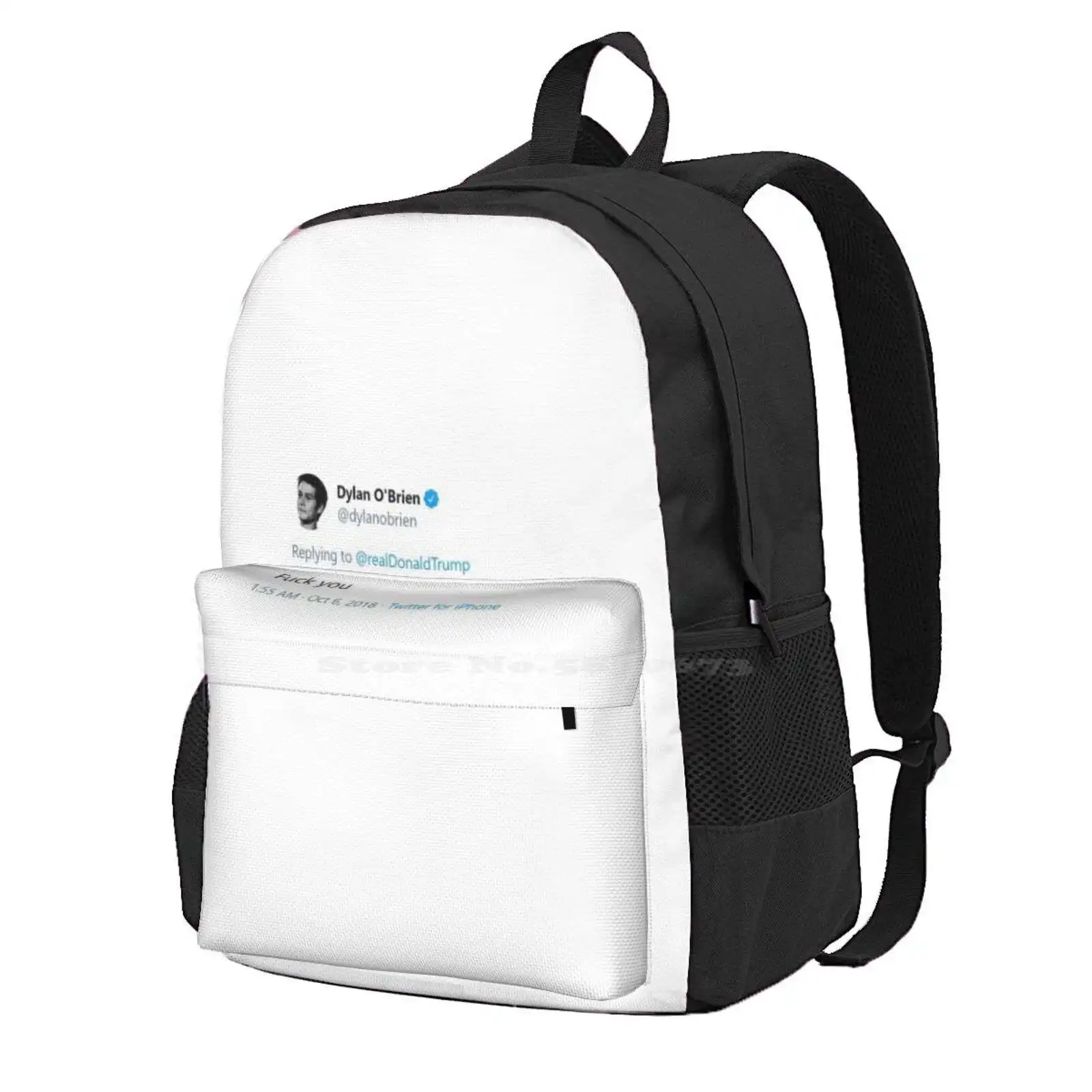Dylan O'Brien Trump Hate Tweet Hot Sale Schoolbag Backpack Fashion Bags Dylan Obrien
Dylan O'Brien Trump Hate Tweet Hot Sale Schoolbag Backpack Fashion Bags Dylan Obrien
