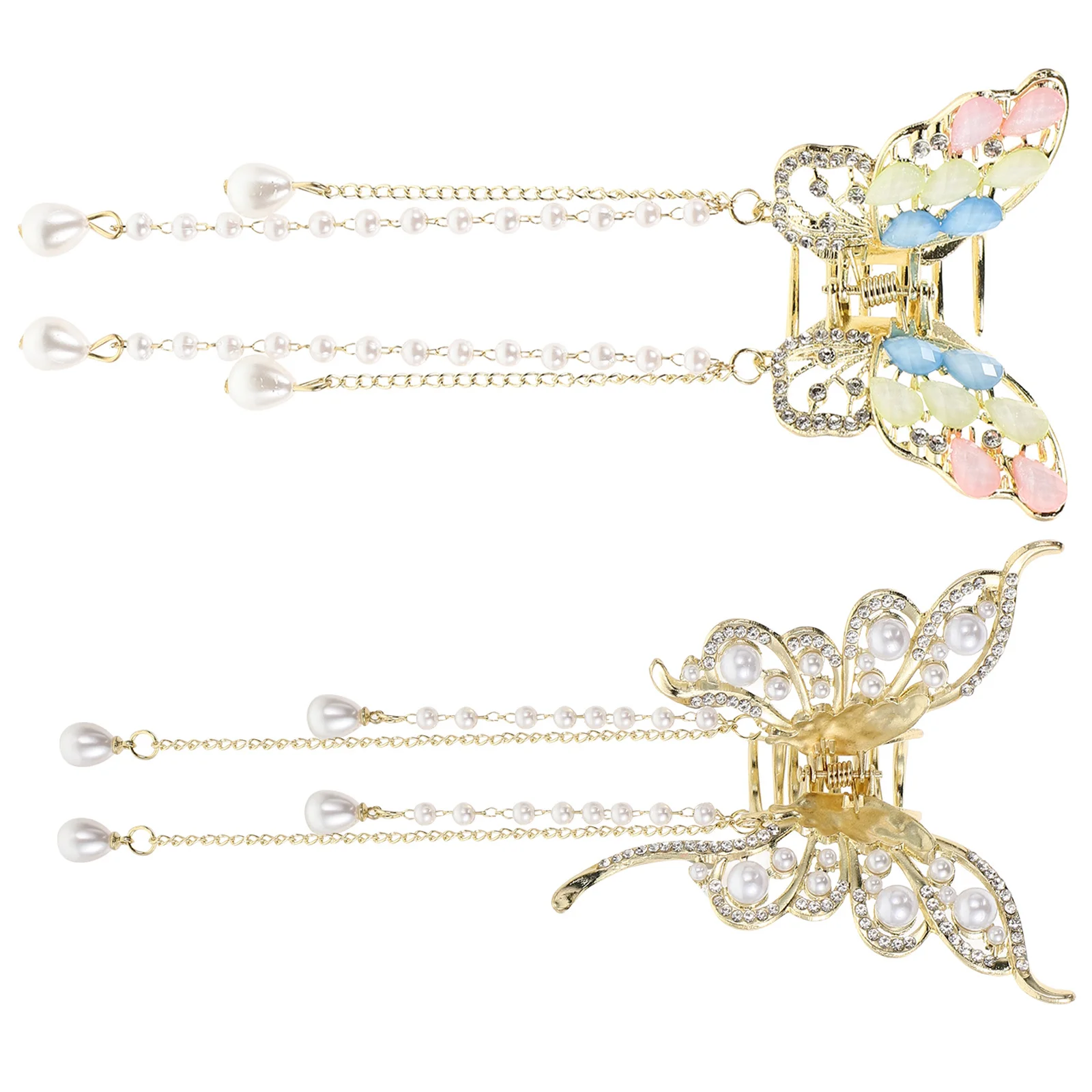 2 шт. прочные заколки для волос с кисточками-бабочками, глянцевые, ослепительные, блестящие, для свадеб, вечеринок, встреч
2 шт. прочные заколки для волос с кисточками-бабочками, глянцевые, ослепительные, блестящие, для свадеб, вечеринок, встреч