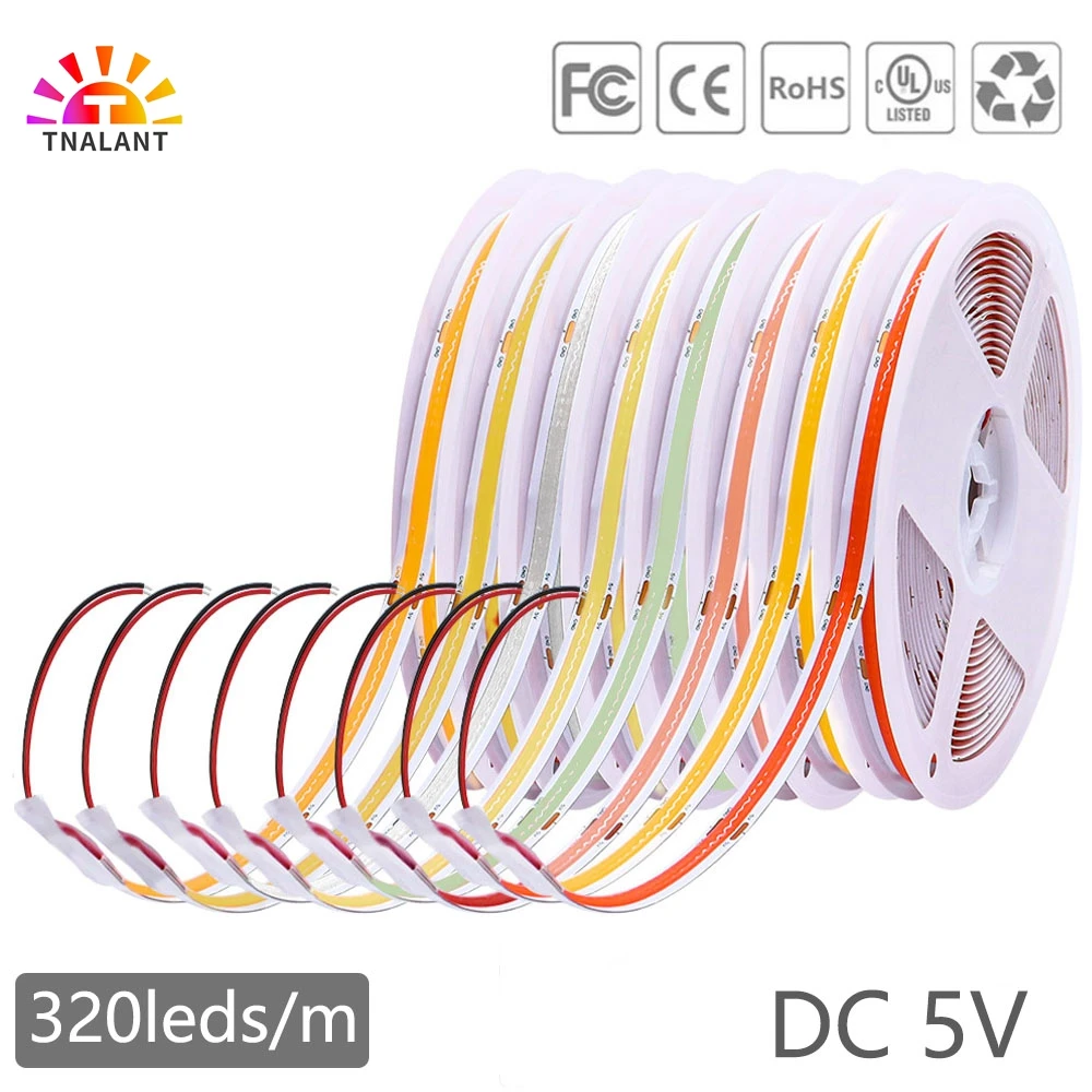 Светодиодная лента DC5V COB светильник 320LED USB гибкая светодиодная лента высокой плотности светильник Теплый естественный белый красный синий розовый желтый линейная с регулируемой яркостью
Светодиодная лента DC5V COB светильник 320LED USB гибкая светодиодная лента высокой плотности светильник Теплый естественный белый красный синий розовый желтый линейная с регулируемой яркостью