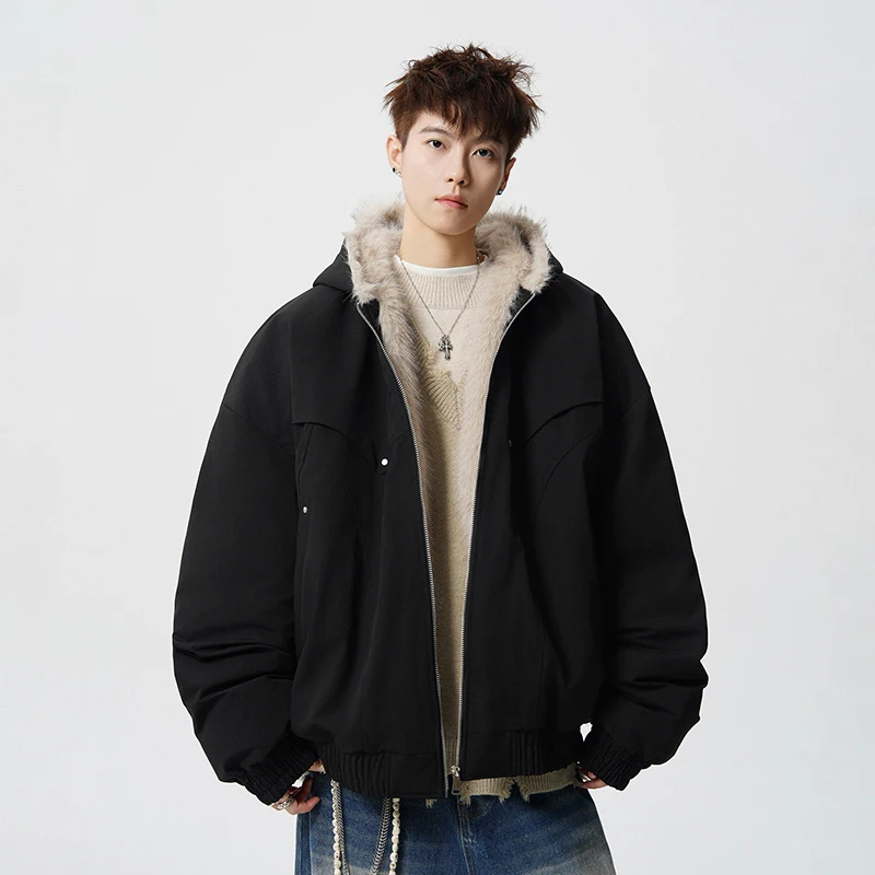 Retro American Cotton Jaet Men Loose Casual Hooded ort Warmth Winter Fur Trimmed Coat Sli Commute Polyester Fiber
Retro American Cotton Jaet Men Loose Casual Hooded ort Warmth Winter Fur Trimmed Coat Sli Commute Polyester Fiber